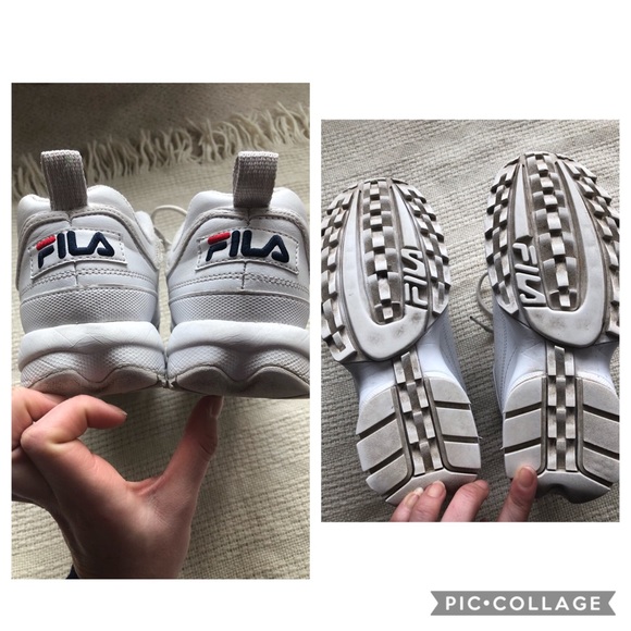 Fila Disruptor II Chunky White Dad Sneakers - Picture 8 of 8